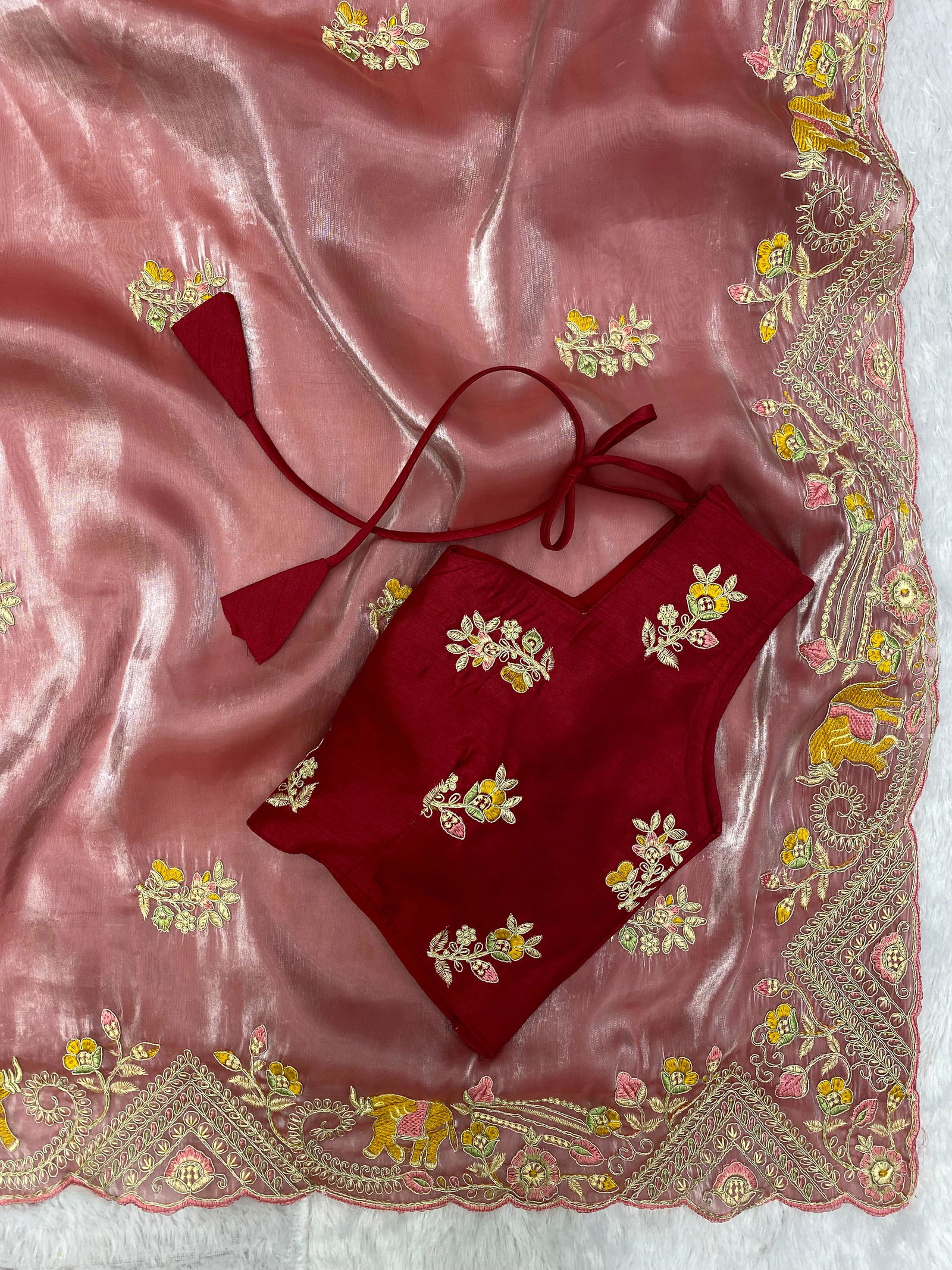 LG 1787 Fancy Organza Party Wear Sarees Catalog